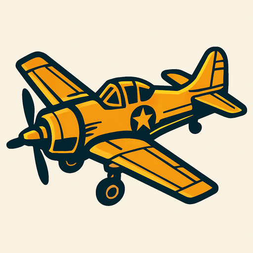 warplane.
In-Game asset.  2d.  High contrast.  No shadows