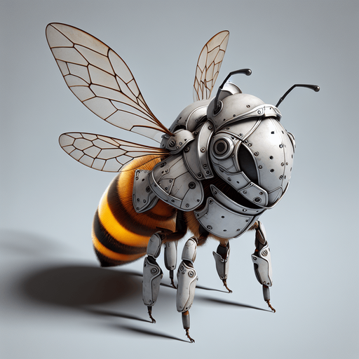A small armour fit for honeybee.
Single Game Texture. In-Game asset. 2d. Blank background. High contrast. No shadows.