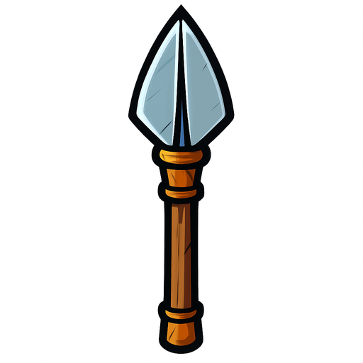 Mızrak.
In-Game asset.  2d.  High contrast.  No shadows