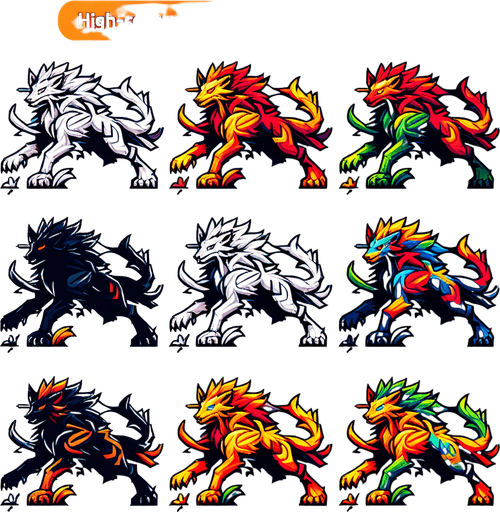 Animal.
Single Game Texture. In-Game asset. 2d. Blank background. High contrast. No shadows.