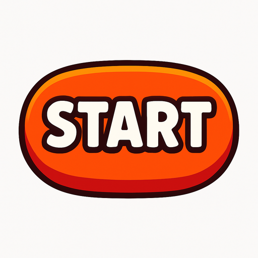 Start button.
In-Game asset.  2d.  High contrast.  No shadows