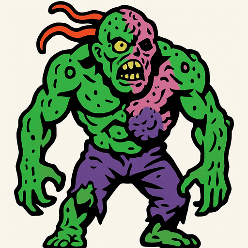 mutant.
In-Game asset.  2d.  High contrast.  No shadows