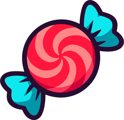 Şeker.
In-Game asset.  2d.  High contrast.  No shadows