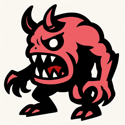 enemy.
In-Game asset.  2d.  High contrast.  No shadows