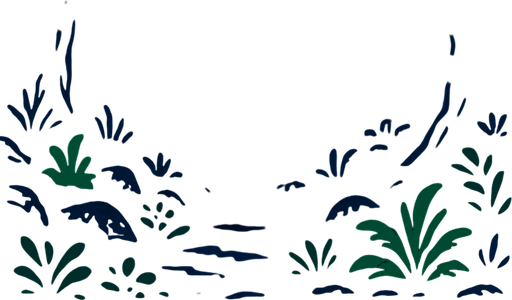 Dark forrest.
In-Game asset.  2d.  High contrast.  No shadows