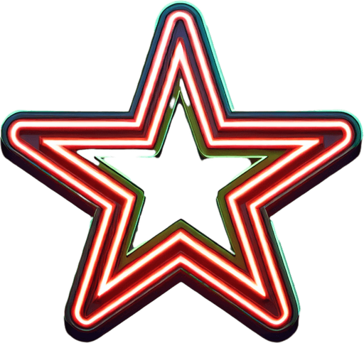 Star.
Single Game Texture.  In-Game asset.  2d.  Blank background.  High contrast.  No shadows. 3d