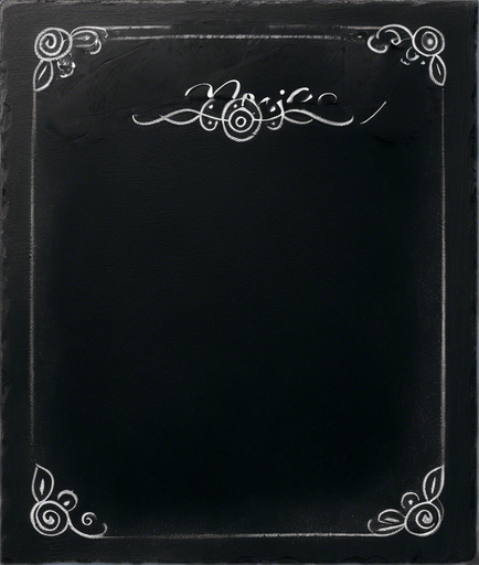 Text "NOVICE BREW" handwritten in white chalk