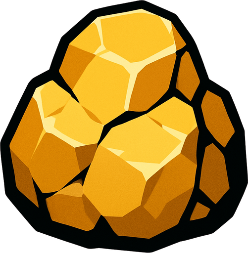 rock.
In-Game asset.  2d.  High contrast.  No shadows