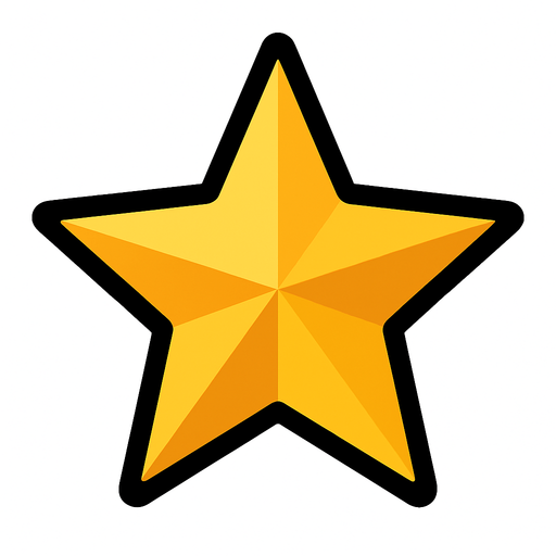 Yıldız.
In-Game asset.  2d.  High contrast.  No shadows