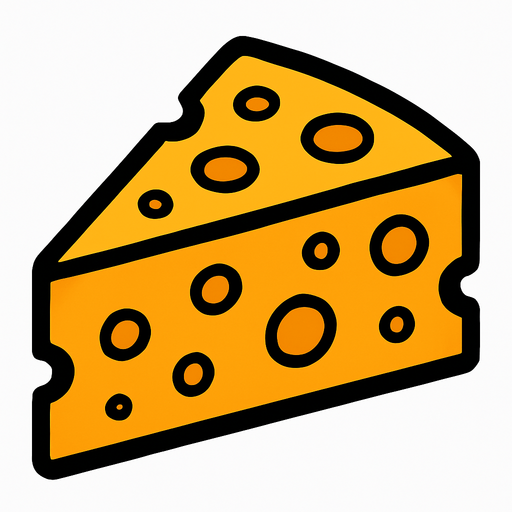 Cheese.
In-Game asset.  2d.  High contrast.  No shadows