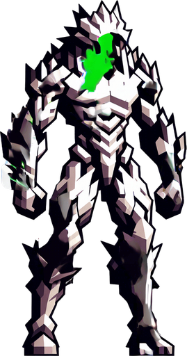 Make his body look destroyed, also make it cover with some green liquid