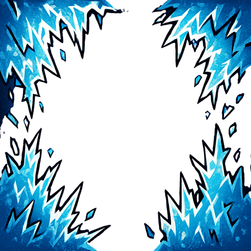 kenarlardan gelen donma efekti.
In-Game asset.  2d.  High contrast.  No shadows