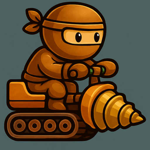 Same ninja character, with bronze color