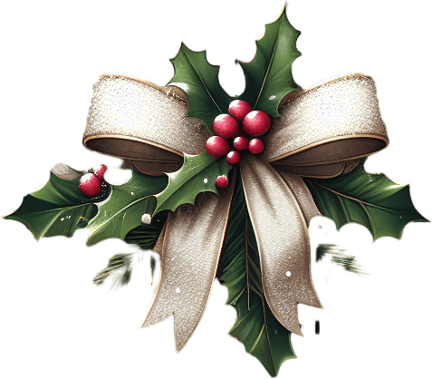 a vertical christmas wooden board with snow, and decorations on its sides Background image. High contrast. No shadows.