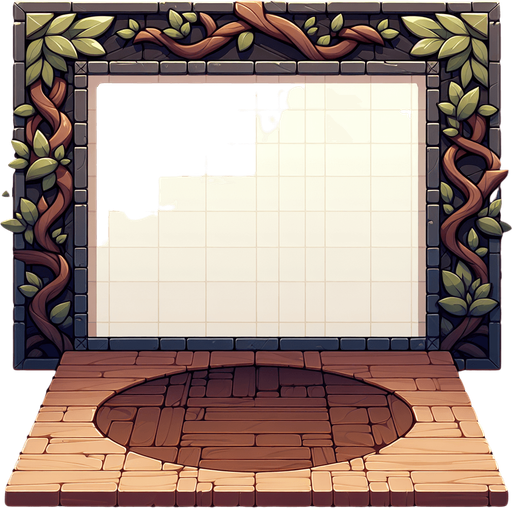 dark wooden floor.
Single Game Texture. In-Game asset. 2d. Blank background. High contrast. No shadows.