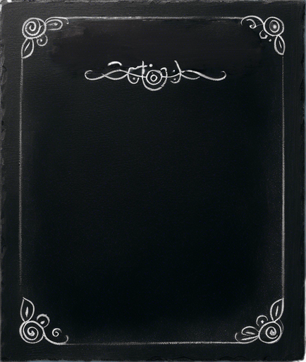 Word "POTION" in chalk