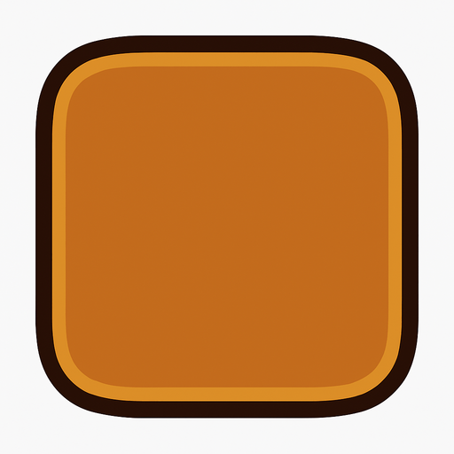 make round square back.
In-Game asset.  2d.  High contrast.  No shadows