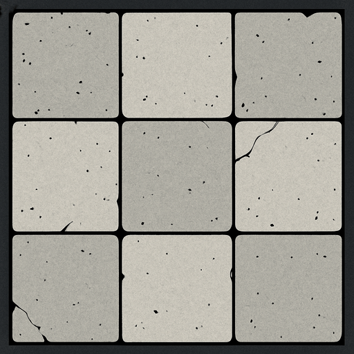 üstden çekilmiş kaldirim.
In-Game asset.  2d.  High contrast.  No shadows