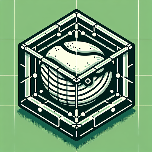 whale head in octogonal box with green background asset.
Single Game Texture.  In-Game asset.  2d.  Blank background.  High contrast.  No shadows