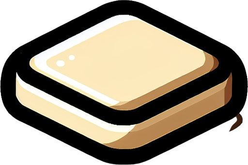 simple beige rectengular button vector drawing black outline.
Single Game Texture. In-Game asset. 2d.blank background . High contrast. No shadows.