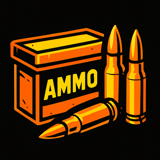 Ammo.
In-Game asset.  2d.  High contrast.  No shadows