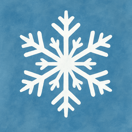 white snow flake