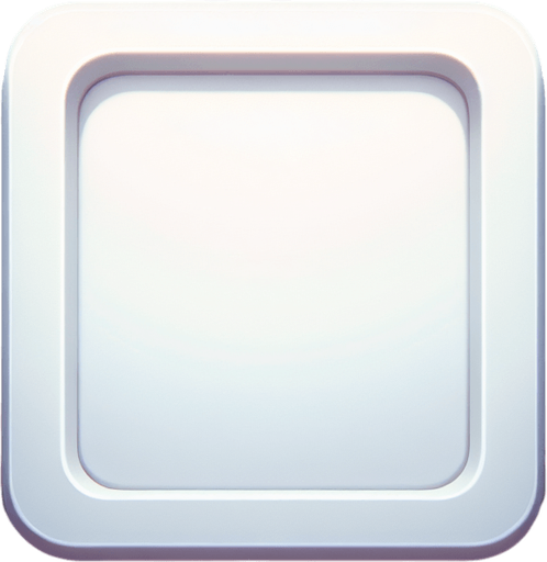white simple square. rounded corners. plain. no lines inside. in game asset. high quality. Single Game Texture. In-Game asset. 2d. Blank background. High contrast. No shadows.