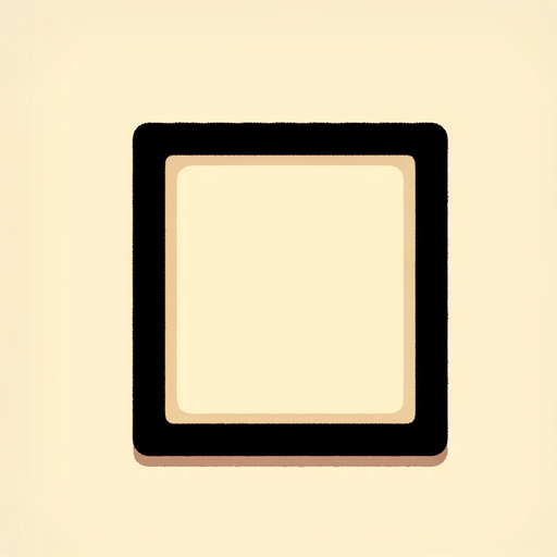 simple beige background with black outline rectengular.
Single Game Texture. In-Game asset. 2d.blank background . High contrast. No shadows.