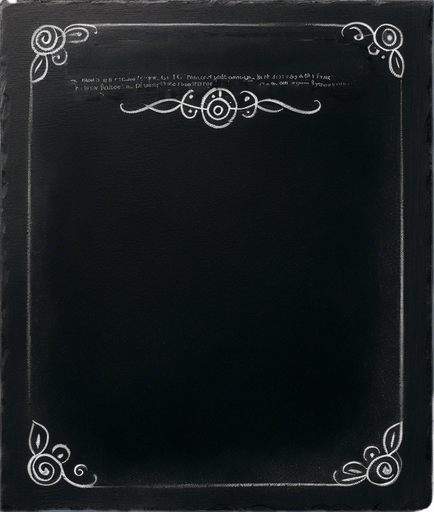 "RULES" handwritten in chalk