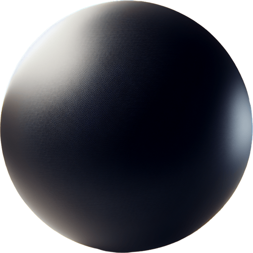 черный шар.
Single Game Texture. In-Game asset. 2d. Blank background. High contrast. No shadows.