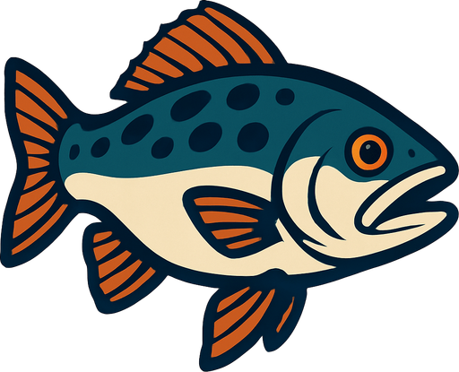give me a big fish picture.
In-Game asset.  2d.  High contrast.  No shadows