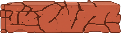 ladrillos rotos
. No background. Transparent background. Blank background. No shadows. 2d. In-Game asset. flat