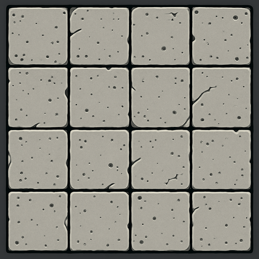 üstden çekilmiş kaldirim.
In-Game asset.  2d.  High contrast.  No shadows