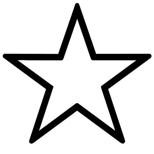 Make the black border of the start twice thicker