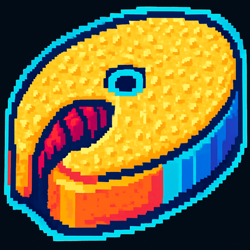 This fish steak with covered with raw batter on it.