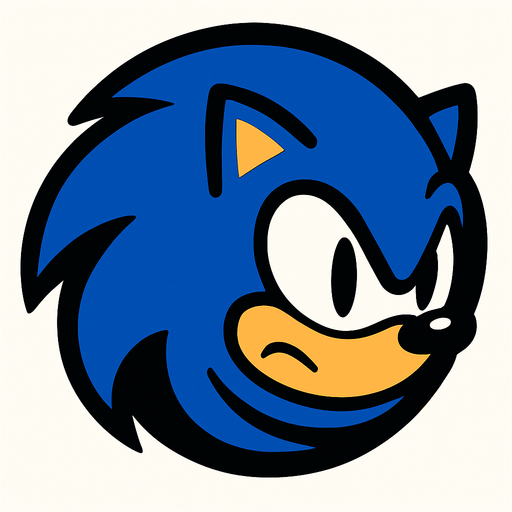 make sonic into ball form.
In-Game asset.  High contrast.  No shadows. 2d