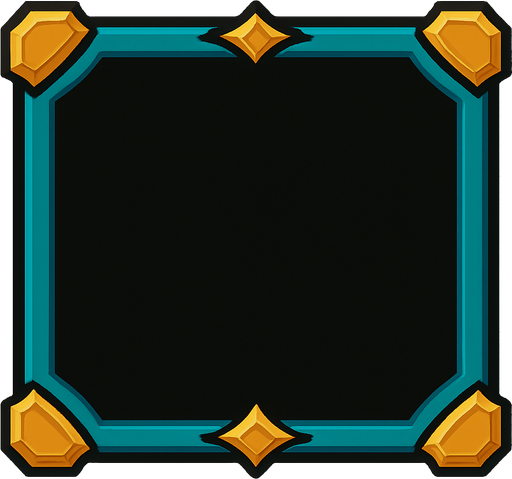 Рамка для всплывающей меню подсказки.
In-Game asset.  2d.  High contrast.  No shadows