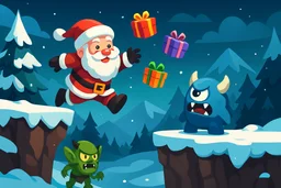 Skier Santa