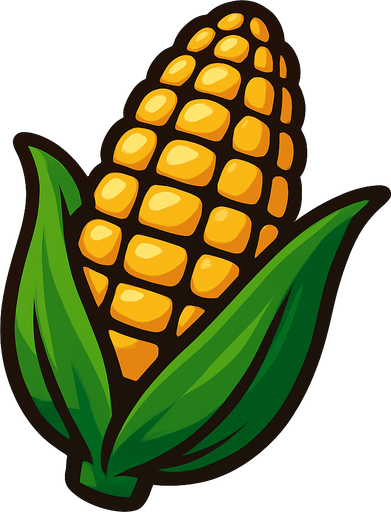 Corn.
In-Game asset.  2d.  High contrast.  No shadows