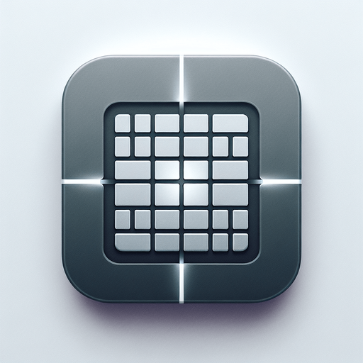 A square app store icon with rounded edges, featuring a sleek and minimalistic Sudoku-inspired design. The icon showcases a simplified 3x3 section of a Sudoku grid in the center, with clean, thin lines dividing the squares. The background features a gradient of soft gray and white, subtly transitioning to create depth and a polished look. Around the edges, a faint glow or highlight enhances the modern and futuristic aesthetic. The design remains clean and user-friendly, with light accents that give the grid a crisp, high-tech feel while maintaining a minimalist aesthetic..
Single Game Texture. In-Game asset. 2d. Blank background. High contrast. No shadows.