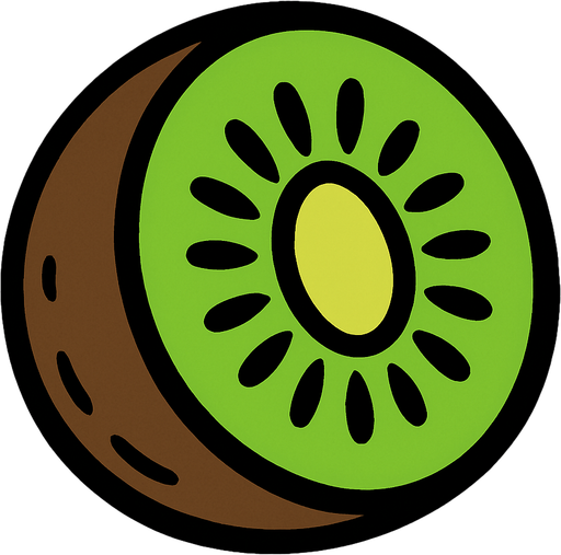 kiwi.
In-Game asset.  2d.  High contrast.  No shadows