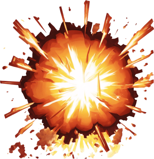 Remove the bottom part that is not coming from the center explosion