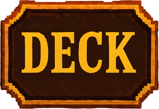 Deck yaz ama düzgün bir arka planla