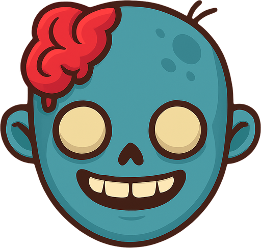 Make its skin blue and make it smile