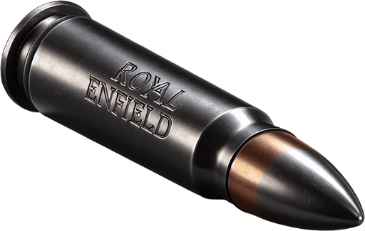 Royal Enfield bullet in black colour and full realistic.
Single Game Texture. In-Game asset. 2d. Blank background. High contrast. No shadows.