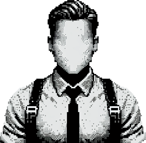 Top-down image of a person.
Single Game Texture.  In-Game asset.  2d.  Blank background.  High contrast.  No shadows