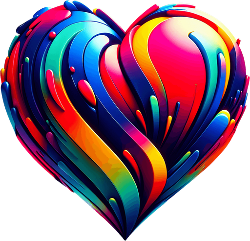 heart.
Single Game Texture. In-Game asset. 2d. Blank background. High contrast. No shadows.