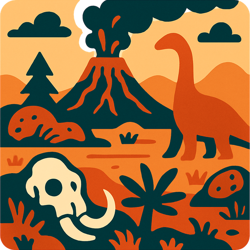 target area prehistoric.
In-Game asset.  2d.  High contrast.  No shadows