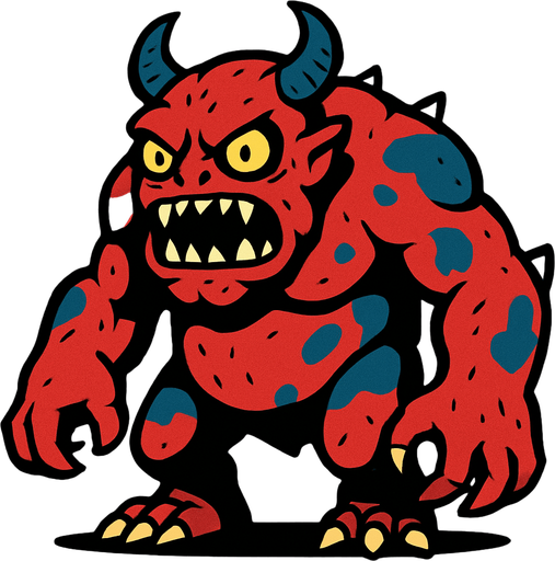 Monster.
In-Game asset.  High contrast.  No shadows