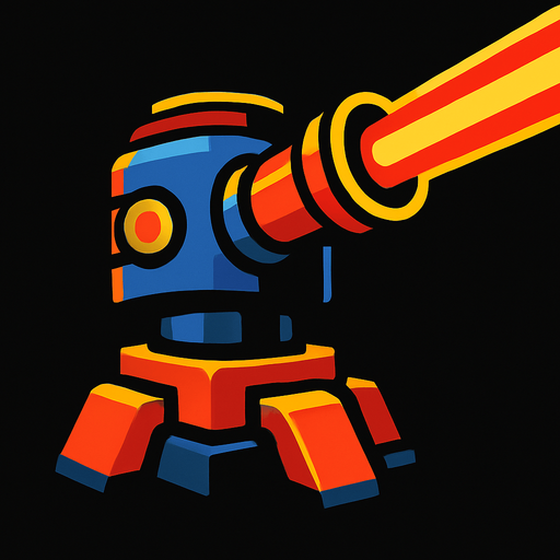laserTowerAsset.
In-Game asset.  2d.  High contrast.  No shadows